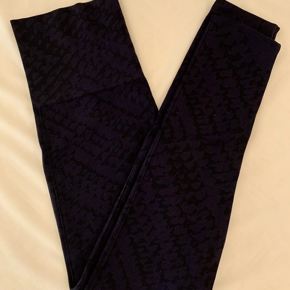 Spanx Navy and Black Leggings